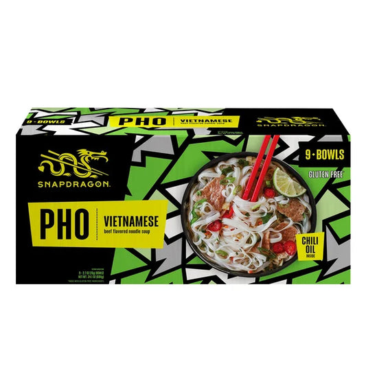 Snapdragon Vietnamese Pho Beef 2.7oz (Box of 9)