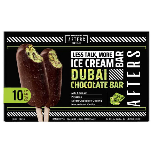 After's Dubai Chocolate Ice Cream Bar (Box of 10)