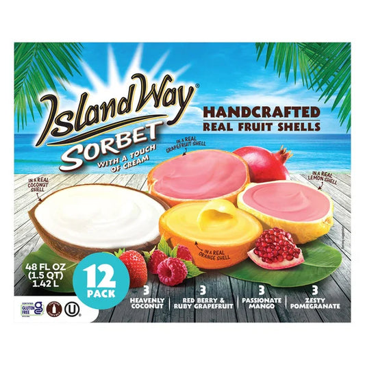 Island Way Sorbet (Box of 12)