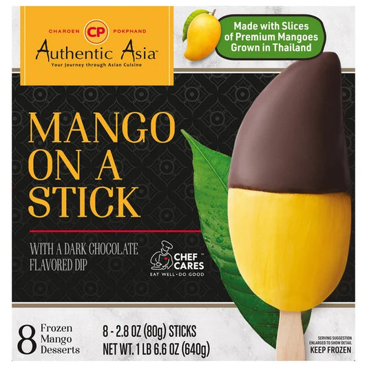 Authentic Asia Chocolate Dipped Mango (Box of 8)