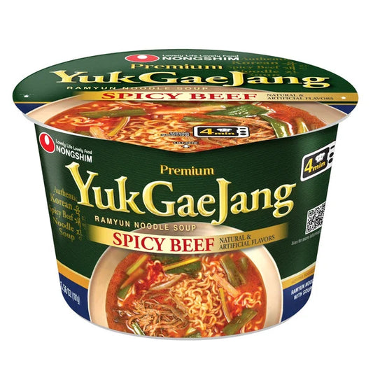 YukGaeJang Spicy Beef Ramen 3.56oz (Box of 6)