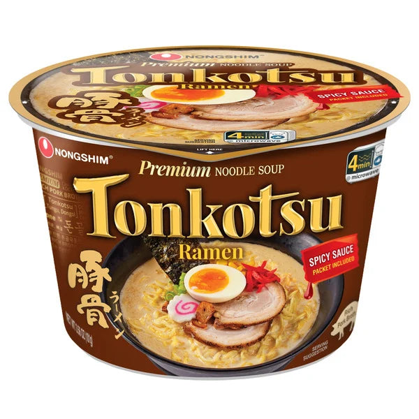 Nongshim Tonkotsu Ramen Bowl 3.56oz (Box of 6)