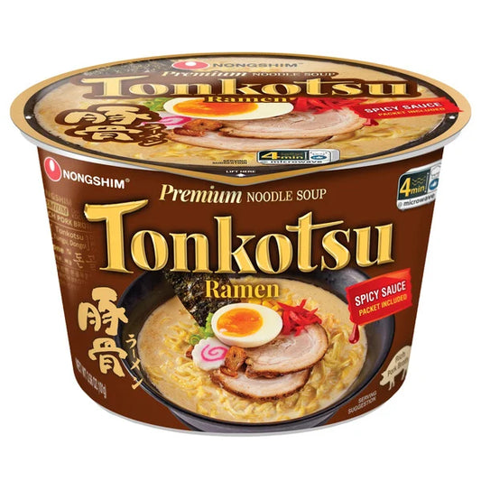 Nongshim Tonkotsu Ramen Bowl 3.56oz (Box of 6)