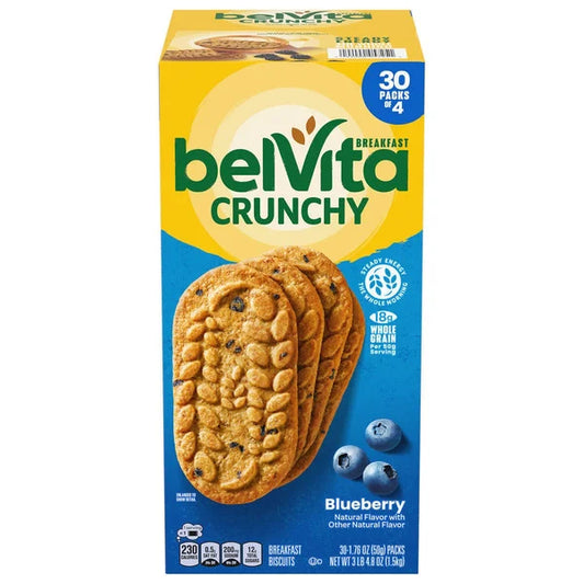 Belvita Blueberry Biscuits 1.76 oz (Box of 30)